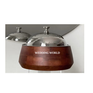 Marmite ronde en métal finition résine, design de luxe, casserole tendance, nouveau réchaud alimentaire en métal tendance - Product Image 3