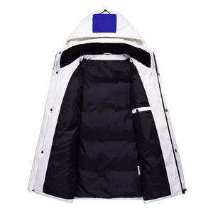 Chaqueta para hombre Chaqueta acolchada transpirable de alta calidad para hombre Superventas Abrigo de invierno negro de gran tamaño con capucha High Street Style - Product Image 2