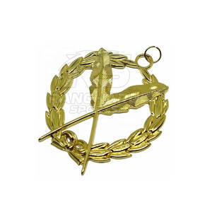 Conjunto de Collar y Joyas Masónicas para Oficiales de Logia, Regalia Masónica de Alta Calidad, Conjunto de Collar y Joyas Masónicas Personalizadas - Product Image 5