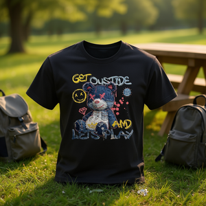 T-Shirt Unisex 100% Cotone 210GSM, Abbigliamento Casual con Logo Frontale Stampato in Serigrafia, Stampa DTG, Serigrafia Compressa - Product Image 3