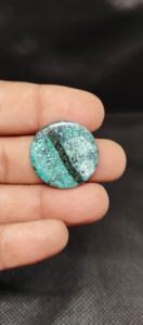 Turquesa Tibetana 100% Natural, Precio al por Mayor, Lote de Cabujes de Turquesa Tibetana Hechos a Mano para la Fabricación de Joyas - Product Image 4