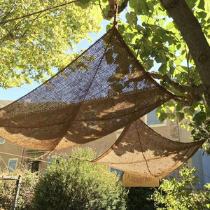 Voile d'ombrage en fibre de coco faite à la main pour balcon et décoration intérieure de villégiature - Product Image 1