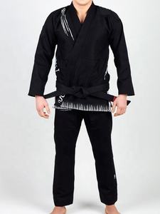 Venta al por mayor poliéster/algodón personalizado Jiu Jitsu Gi Set tejido de perlas 450gsm transpirable sostenible diseño personalizado para entrenamiento - Product Image 3