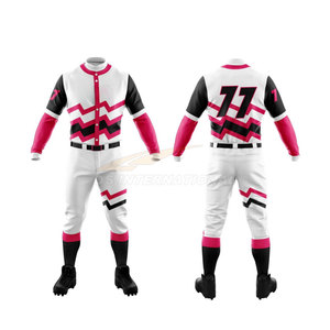 ชุดเบสบอลพิมพ์ลายตามสั่งเซตคอมโบชุดฝึกทีมและกางเกงชุดผ้าตาข่ายแห้งเร็วชุดกีฬาเบสบอล - Product Image 2