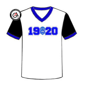 Zeta Phi Beta Soror Ropa de mujer de alta calidad Camisas de mujer al por mayor Manga corta Moda Unisex Cuello en V Camisetas de mujer - Product Image 5