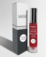 Kalentin Crème colorante pour sourcils vegan longue tenue, masque colorant cuivré 10ml, flacon airless, fabriqué en Italie