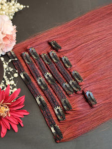 2025 meilleure qualité cheveux vierges vietnamiens pleine cuticule Clip-in Extensions humaines Machine Double trame prix de gros pour l'exportation - Product Image 2