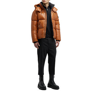 Chaqueta Acolchada Unisex de Estilo Urbano, Abrigada para Invierno, Elegante, Impermeable, Cortavientos, de Secado Rápido, con Capucha Delantera - Product Image 4