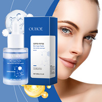 Sérum hydratant raffermissant au cuivre bleu OEM pour les soins de la peau, 30 ml