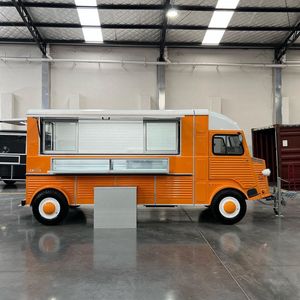 Best Design Quality Vintage Classic Style Food Truck 4.8m Stainless Steel Frame Insulated Compartments Outdoor Use - Product Image 5