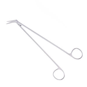 Tijeras Debakey de alta calidad de 19cm en ángulo de 45 grados, instrumentos de microcirugía de acero inoxidable, herramienta de cirugía Manual - Product Image 1