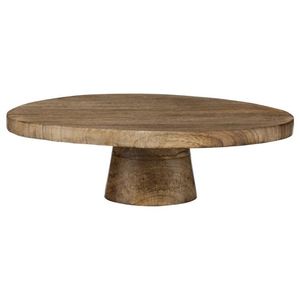 Soporte de pastel de madera de diseño nórdico moderno, suministros para hornear, soporte de pastel elegante de una sola pieza, soporte de pastel de cumpleaños de madera - Product Image 5