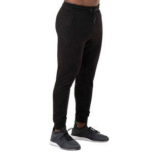 Pantalons de survêtement de sport pour homme de haute qualité personnalisés en molleton français élastique uni, coupe ajustée, pantalon de jogging, pantalon de survêtement - Product Image 5