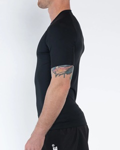 Rash Guard MMA de haute qualité avec logo personnalisé imprimé par sublimation BJJ Compression Long Sve Guard OEM Tissu BJJ Rashguard - Product Image 3