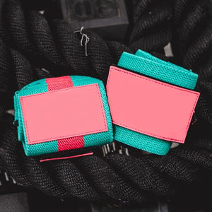 High Quality Nylon Neoprene Wrist Wraps Custom Logo OEM Design Fitness Weight Lifting Straps Adjustment Breathable - Product Image 6