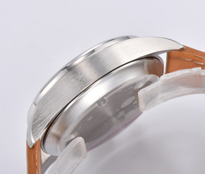 <span class=keywords><strong>Parnis</strong></span> 42 mm schwarzes Zifferblatt, luxuriöse Sport-Chronograph-Quarzuhr für Herren, Edelstahlgehäuse, Armbanduhr, Miyota-Uhrwerk, 22 mm Band - Product Image 5