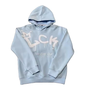 Sudadera de poliéster de peso pesado Sudadera con capucha de tela polar Logotipo bordado Diseño personalizado Apliques Grueso Sudadera con capucha térmica de invierno - Product Image 1