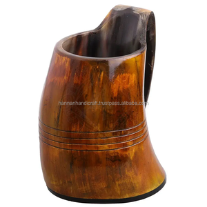 Dropshipping Original Handcrafted Viking Drinking Horns Viking Mug Unique Medieval Inspired Beer Mug Handcrafted Ox Cup - Product Image 5
