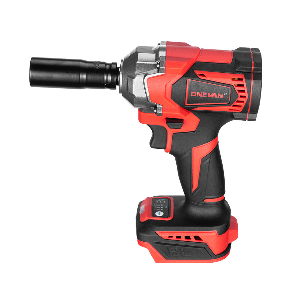 Clé à Chocs Sans Fil Brushless ONEVAN – 1200 Nm, 1/2, 18V, Compatible Batteries Makita, Moteur Sans Balais