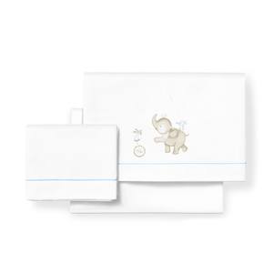 Lot de 3 pièces de literie classique 100 % coton pour poussette, tissée avec motif de personnage musical - Product Image 1