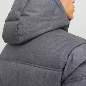 Chaqueta Acolchada de Invierno para Hombre de Lujo, Tejida, Impermeable, Cortavientos, Transpirable, Ecológica, con Relleno de Poliéster/Algodón y Capucha - Product Image 4