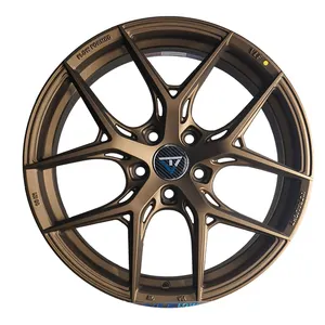 New Aftermarket Full Size 18 inch 8 Offset Bronze Commercial Aluminum Wheels Flow Formed Car Wheel Rim