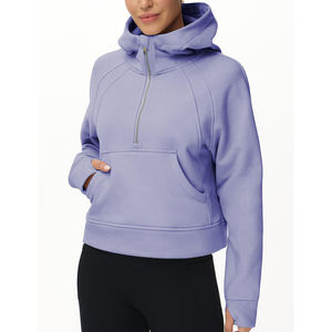 Casual, streetwear,Drop Shoulder, figuras, transpirables, ecológicas, sudaderas con capucha, Knitted Active Wear Cómodo Suave Casual de alta calidad - Product Image 2