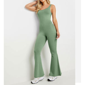 Mono informal de verano para mujer, ropa de playa, mono ajustado, tela Oxford, decoración de encaje antibolitas, longitud completa - Product Image 3