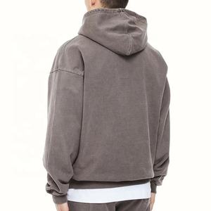 Sudadera con capucha unisex de calidad superior al por mayor, Jersey a granel lavado con ácido verde, ropa de entrenamiento, sudaderas con capucha de gran tamaño, pantalones de chándal de otoño - Product Image 6