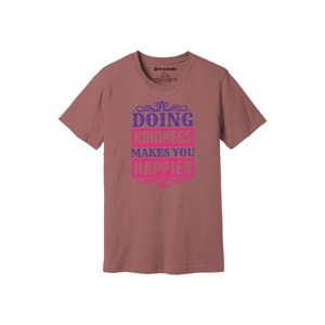 เสื้อยืดผ้าฝ้าย 100% พิมพ์ลายธีมความเมตตา น้ำหนัก 160-180 GSM มี 12 สีให้เลือก  รับออกแบบลายและตำแหน่งได้ตามต้องการ - Product Image 3