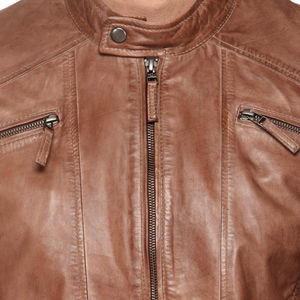 Veste en cuir pour hommes de longueur moyenne Top Trending Veste en toile High Street du Pakistan - Product Image 6