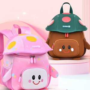 MMKindergarten Schoolbag Menino Bebê Bonito Cogumelo Saco Neoprene Mochila Menina das Crianças Mochila <span class=keywords><strong>Mini</strong></span> Pequeno Saco - Product Image 1