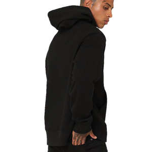 Sweat à capuche en coton surdimensionné brodé teint uni pour le service OEM d'impression bricolage - Product Image 2