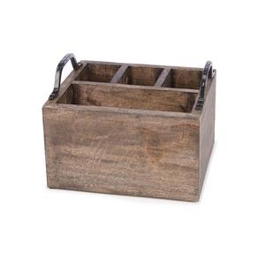 ที่มีคุณภาพสูงที่ทำด้วยมือการออกแบบมะม่วงไม้ให้บริการแคดดี้ขายส่งที่กำหนดเองตกแต่งไม้บาร์แคดดี้ส่งออก - Product Image 1