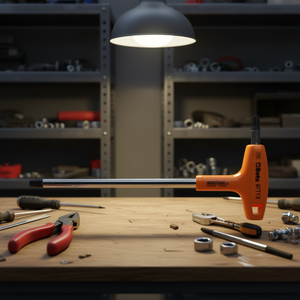 Chrome-Plated Offset Male Wrenches with Handle for <b>Torx</b> Head Screwdriver - Product Image 3