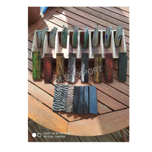 Vente chaude Meilleure Qualité Écailles De Corne De Buffle Blanche Technique Polie À La Main Amour Écologique Premium Couteau Poignée Fabrication - Product Image 6