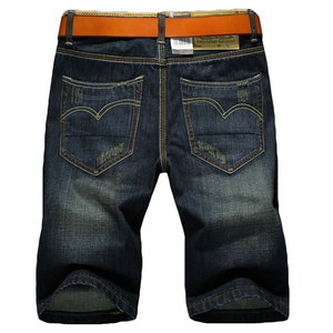 Wholesale Plus Size Breathable Windproof Vintage Washed Canvas <b>Cargo</b> Shorts Men Slim Fit Ripped Anti-Wrinkle Summer Shorts - Product Image 3