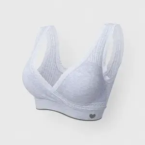 Ensemble de soutien-gorge de sport polyvalent confortable vêtements de Yoga respirants qui sèchent coussin fixe fermeture éclair nouvelle couleur de contraste grande taille sans couture Sexy - Product Image 4