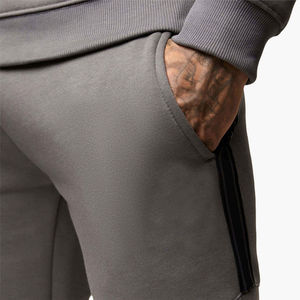 Conjunto Deportivo de Dos Piezas para Hombre, Totalmente Personalizado, Color Sólido, Corte Regular, para Invierno, 100% Algodón, Ecológico, con Logotipo - Product Image 3