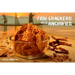 Signature Market Crispy Fried Seafood <b>Snack</b> Mix-Dried Squid Anchovies & <b>Seaweed</b> Malaysia Bulk Box - Product Image 1