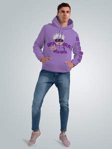 Men <b>Jujutsu</b> <b>Kaisen</b> Ora Ora Anime Printed Embroidered Hooded Winter 100% Cotton Sweatshirt <b>Hoodies</b> - Product Image 4