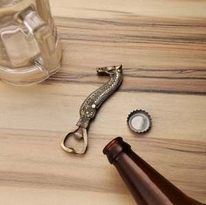 Ouvre-bouteille en laiton AK hippocampe en laiton fini antique au prix de gros pour les accents de bar/vaisselle - Product Image 4