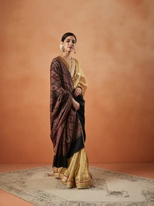 Premium Quality Women's Winter Woolen <b>Shawl</b> Long Cashmere <b>Pashmina</b> Embroidered Indian Ethnic <b>Shawl</b> in Multi Colors - Product Image 4