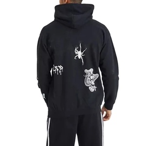 New Arrival Polyester/Cotton <b>Fleece</b> Oversized <b>Lined</b> Eco-Friendly Winter Pullover Hoodie Regular Long Sleeve Men's <b>Sweatshirt</b> - Product Image 4