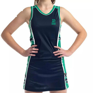 Uniforme de Netball Personalizado sin Mangas, Color Sólido, Talla Grande, Diseño Moderno 2026, Duradero y Transpirable - Product Image 1