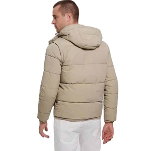 Veste matelassée pour homme, automne, haute qualité, épaisse, chaude, patchwork, col montant, logo personnalisé, fabricant OEM - Product Image 4