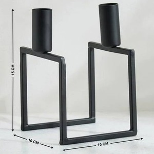 Bougeoir en laiton antique rustique fait à la main festif et événement noël saint valentin bougeoir de pâques décoratif - Product Image 2