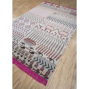 Manchaha Ivory Hand Knotted Wool Bamboo Silk Rug Geometric Pattern Rectangle <b>Hallway</b> Carpet for Teen Living Room Model Les-1413 - Product Image 2