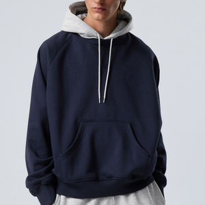 Sudadera con Capucha para Hombre, 100% Algodón, de Alta Calidad, Corte Regular, Hombros Caídos, Diseño con Bolsillos, Transpirable, Ecológica - Product Image 2