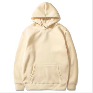 Sudaderas con capucha lisas sin cordón de alta calidad en blanco Sudaderas con capucha deportivas de peso pesado de algodón para hombre Sudaderas con capucha con botones a presión de gran tamaño con logotipo personalizado - Product Image 2